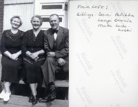 From left: sibliings: Saimi Pellikka Lempi Beurala Matti Kantokoski
